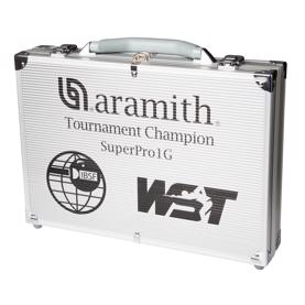 Aramith Deluxe 1G snookerballer i aluminiumskuffert - 52,4 mm